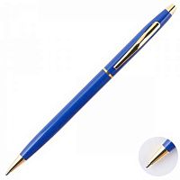 Ручка подар. шар. Fiorenzo 170624 синяя,корп.синий,поворт.механ.