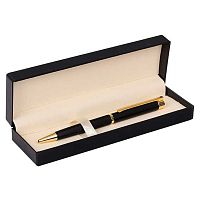 Ручка подар. шар. Fiorenzo 231461 синяя,1,0мм,чёрн.металл.корп.,поворот.мех.,подар./к