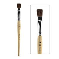 Кисть пони №12 плоская Альбатрос