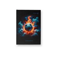 Бизнес-блокнот А6  64л. СВЕТОЧ "Огненный матч" ББ245 (01664) мат.лам.,клетка