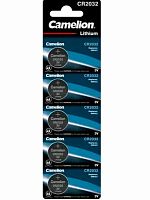 Батарейка Camelion CR2032/5BL Lithium 