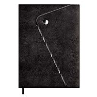 Ежедневник н/д А5 160л. ESCALADA кож.зам. "Спилок дэлаве чёрный" 70617