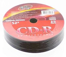 Диск CD-R VC 52х 80мин.  25шт. Shrink