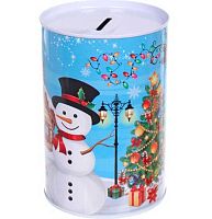 Копилка "Сказочный Снеговик" 10*15см 205-657