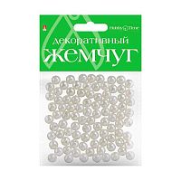 Бусины АЛЬТ 2-370/02 круглые под жемчуг 8мм