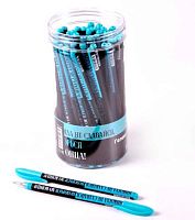 Ручка гелевая CENTRUM "Никогда не сдавайся, позорься до конца" 71097 синяя,0,7мм