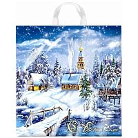 Пакет петл. 40*42 ПВД НГ Снежное царство 45мкм