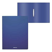 Папка 2 кольца 24мм EK А4 "Matt Classic" 49965 синяя,пластик,400мкм