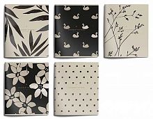 Тетрадь 48л. (клетка) LOREX "Контрастный бежевый узор" LXCBCL-CBP мел.карт.софт-тач