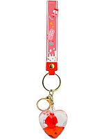 Брелок Миленд "Сердце" Т-7479 красный,4,5*5см