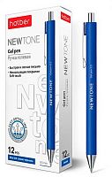 Ручка гелевая авт. ХАТ "Newtone" 060041 синяя,0,5мм,fast dry,к/к