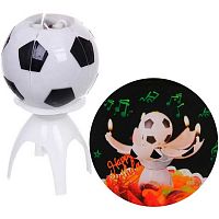 Свечи д/торта раскрывающийся цветок "Мяч" 112-514 (5шт.),чёрный