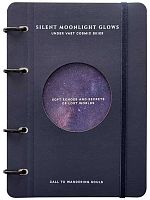 Тетрадь на кольцах 120л. (клетка) Be Smart "Moonlight. Синяя" N6118 лам.,скругл.углы