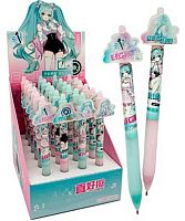 Ручка гелевая авт. "Пиши-Стирай" INTELLIGENT "Galaxy" DG-43 синяя,игольч.,0,5мм,асс.