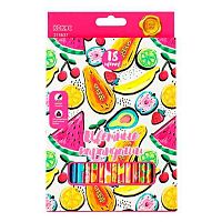 Карандаши 18цв. КОКОС "ERGO First Juicy Fruits" 215637 трёхгр.корп,к/к,е/подвес