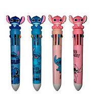 Ручка авт. шар.10-ти цв. MAZARI "Ушастик" 9028 0.7мм,цв.пласт.корп.асс.карт.диспл.