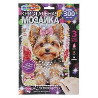 Мозаика кристальная МУЛЬТИ АРТ "Йорк в розах" CRYST-139900 (17*23см)