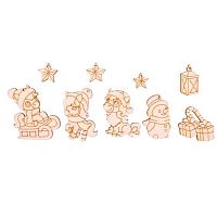 Заготовка-подвеска Mr. Carving "Символ года 2026.Зимний мини набор" ВД-1270 фанера 0,3см