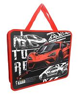 Папка пластик,с ручками А4 ПЧЕЛКА ПМ-А4-26 "Autopark" д/тетрадей