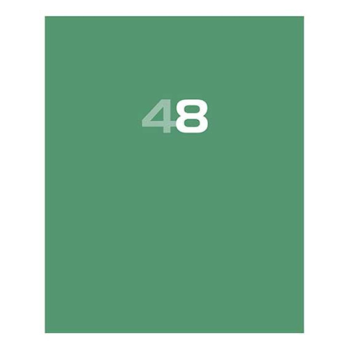 Тетрадь 48л. (клетка) ЭКСМО "Классическая серия. Зелёный" ТК488763 мел.карт.,метал.пантон
