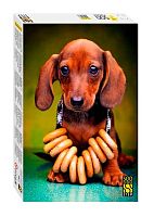 Пазлы  500 Степ Пазл "Щенок таксы" 91073