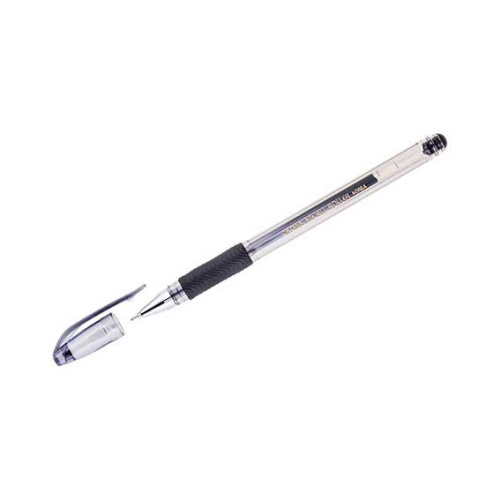 Ручка гелевая CROWN "Hi-Jell Needle" HJR-500NB черная,0,5мм,игольч.стержень