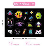 Наклейка А6 (10,5*14,8см) КВ 8674 уф-лак
