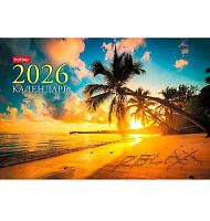 Календарь-домик настол. 2026г. ХАТ Стандарт "Волшебные закаты" 33378 спираль,10,5*16см,мел.115г/м2