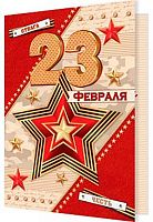 0.2-71-23177 Открытка 23 Февраля (20шт) (блёстки,подвеска) (МО)