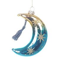 Игрушка ёлочная REMECO "Месяц" 826400 стекло,7,5*2*11см