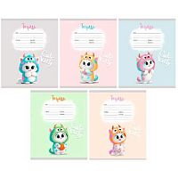 Тетрадь 12л. (клетка) ЭКСМО "Cute Kitty" ТК129587 мел.карт.