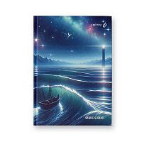 Бизнес-блокнот А5  64л. SVETOCH "Свет маяка" ББ247 (01676) глянц.лам.,крем.бум.,франц.кл.