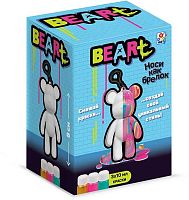 Набор д/творчества 1TOY Флюид Арт "Мини Мишка" 8см Т26673 с красками-жёлт.,роз.,фиол.