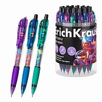 Карандаш авт. 0,7мм EK "Butterfly Jelly Bear" 62782 НВ,с ластиком