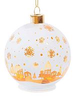 Игрушка ел. ФЕНИКС "Шар" 95547 стекл.,светодиод.подсветка,8*9*8см