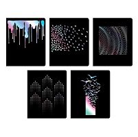 Тетрадь 96л. (клетка) ЭКСМО "Total black. Shine" ТКФ968786 голограф.фольга