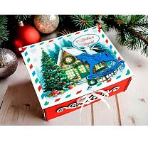 Коробка подар. НГ Символ года 2026 "С Новым Годом!" ПУ897-02-0608 мдф,24*20*9см (+ёлочн.игрушка)
