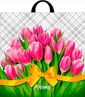 Пакет петл. 44*44 ПВД "Розовая весна" 70мкм