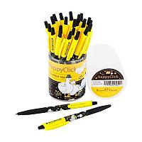 Ручка авт. шар. BV HappyClick "Гуси Happy" 20-0241/72 синяя,0,5мм,корп.софт-тач