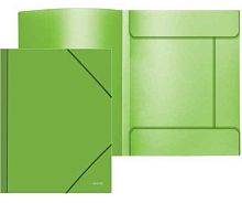 Папка на резинке А4 deVENTE "Juicy" 450мкм 3070700 салатов.,фактура "песок" непрозр.,3 клап.