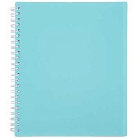 Тетрадь 80л. (клетка) А4 ХАТ спираль Premium "Newtone Pastel Незабудка" 05025 глянц.лам.,перфор.