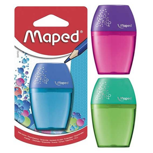 Точилка с контейнером 1отв. MAPED Shaker 634753 блистер