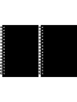 Записная книжка А6 120л. Проф-Пресс спираль "Дизайн в чёрном цвете-8" ЗК120-3025 цв.мел.обл.