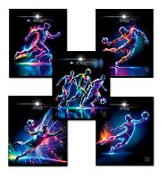 Тетрадь 48л. (клетка) ПЗБФ Премиум "Футбол" 022136 мат.лам.,выб.уф-лак,брайль,асс.