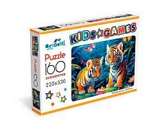 Пазлы  160 ORIGAMI Kids Games "Тигрята" 08558