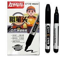 Маркер перм. INTELLIGENT DL-226/DI-407 чёрный,пулев.,3-5мм