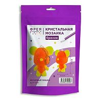 Мозаика кристальная ФРЕЯ "Неоновый мишка" ALVF-004 брелок,5,5*6,5см