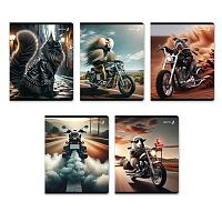 Тетрадь 48л. (клетка) SVETOCH "Это кто на мотоцикле?" Т71 (01505) глянц.лам.