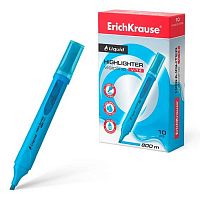 Маркер текст. EK VisioLine V-14 Неон 56030 голубой,жидкие чернила,скош.,0,6-4,0мм