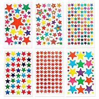 Наклейка  9,5*15,5 "Звёзды" Р22072-18 Кн22072-18